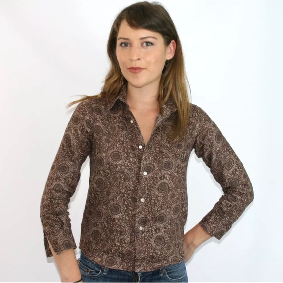 Lucky Brand Button Up Shirt Junior Sz 